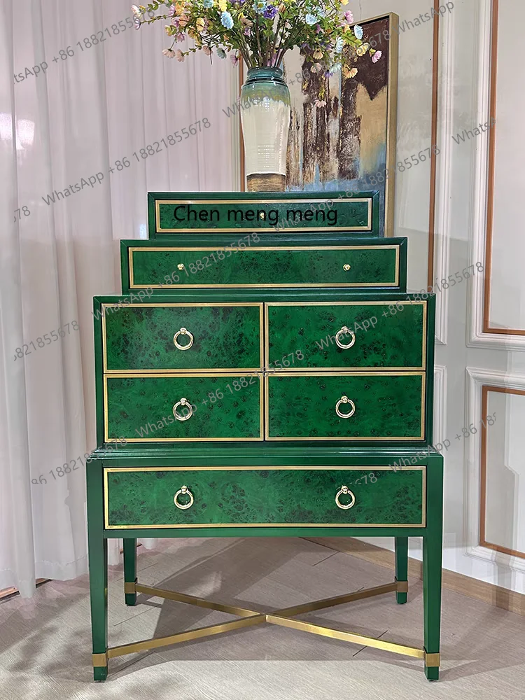 

Light luxury chest of drawers, living room, trapezoidal decorative cabinet, foyer, entrance, drawer, bedroom storage cabinet
