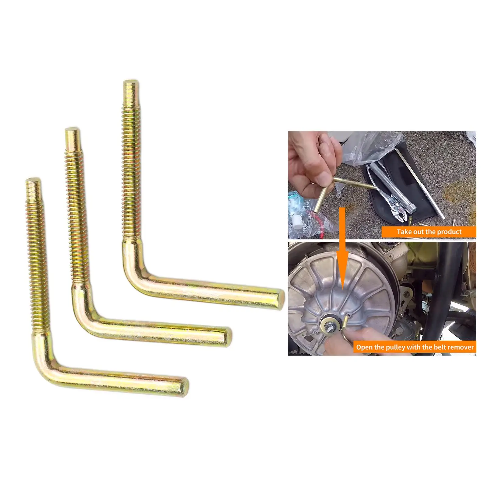 

3x Clutch Drive Belt Removal Tools 2875911 Fit for Polaris RZR XP Turbo