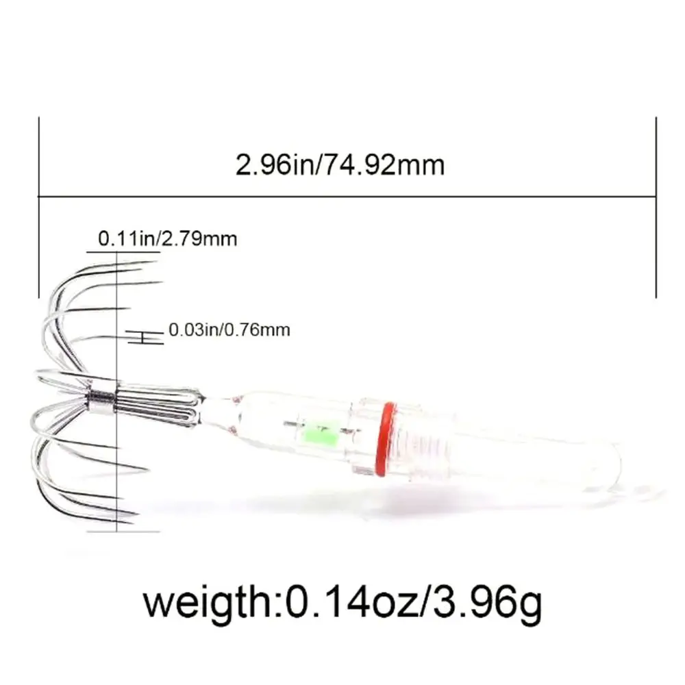 Cuchara luminosa LED para lubina con gancho tipo diamante - imagen 3