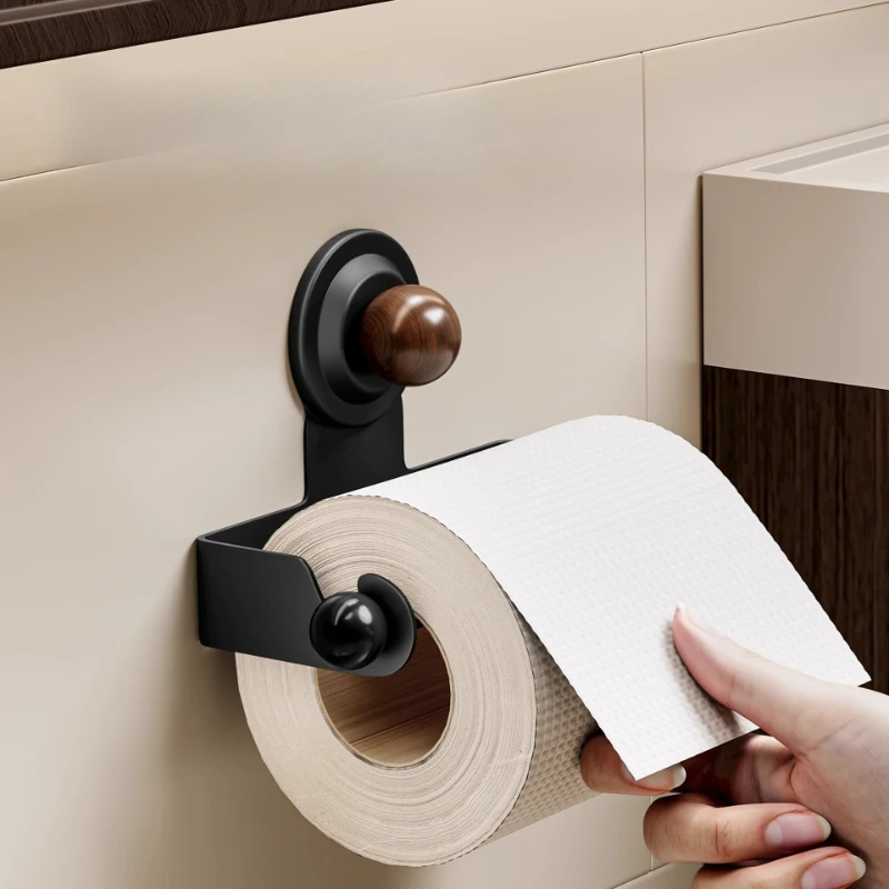 

Держатель для бумажных полотенец на присоске, настенные держатели для туалетной бумаги, самоклеящиеся подвесные стеллажи для туалетной бумаги, простая установка