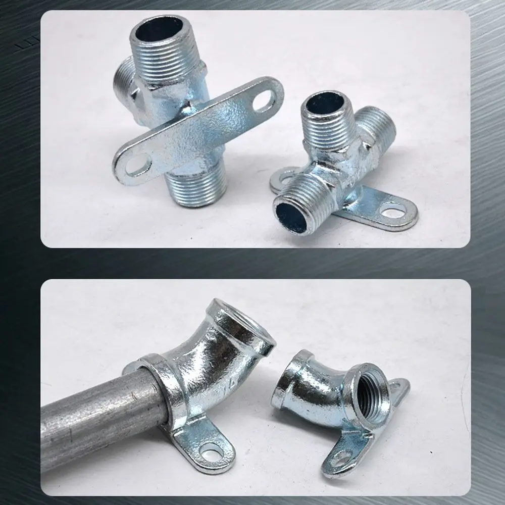 Malleable Cast Iron Wall Mount Pipe Fitting 1/2