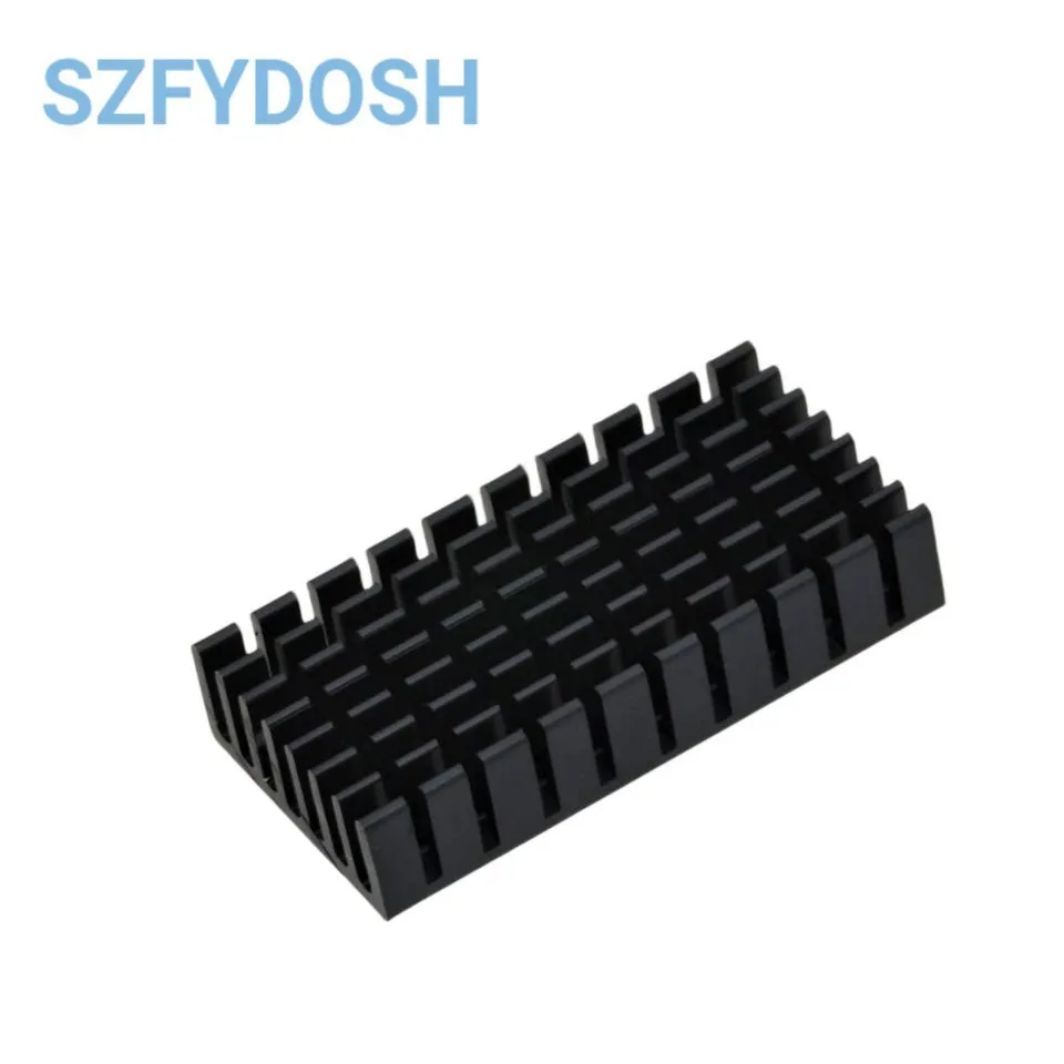 Heatsink Radiator Cooler Radiator 50x25x10MM High Quality Black Slot Heat Sink 