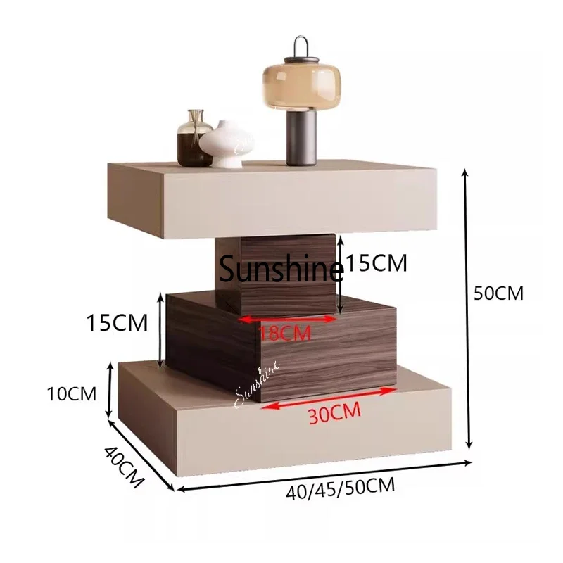

Modern Luxury Nightstands Unique Design Bedroom Multifunctional Nightstands With Storage Space saving Mesita De Noche FurnitureX