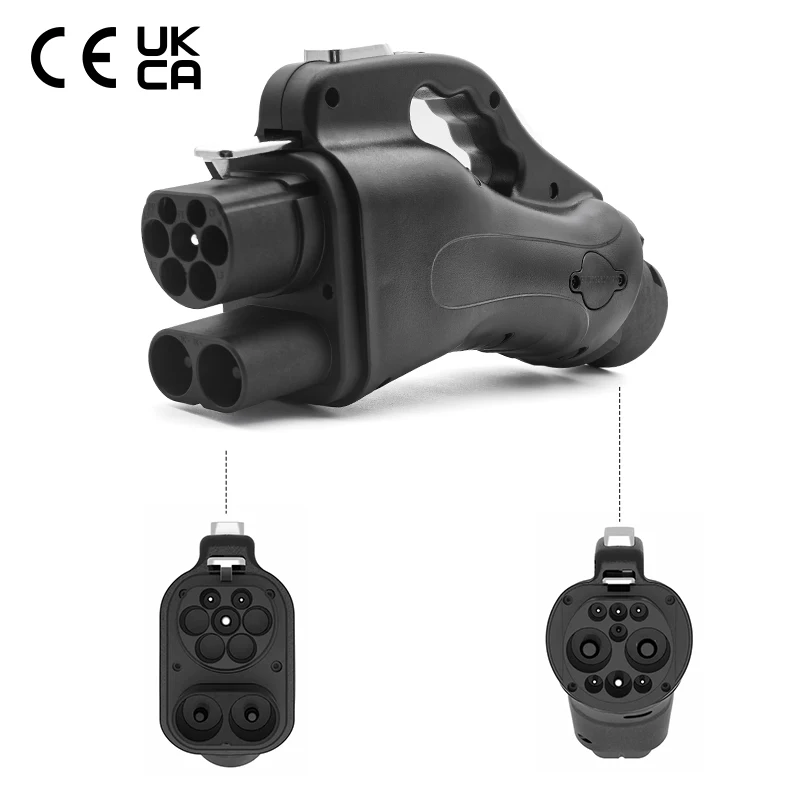 

CCS2 to GBT Adapter 300A IP54 Waterproof New OEM Car Accessories EV DC Charging Connector CCS2 to GBT Adapter"