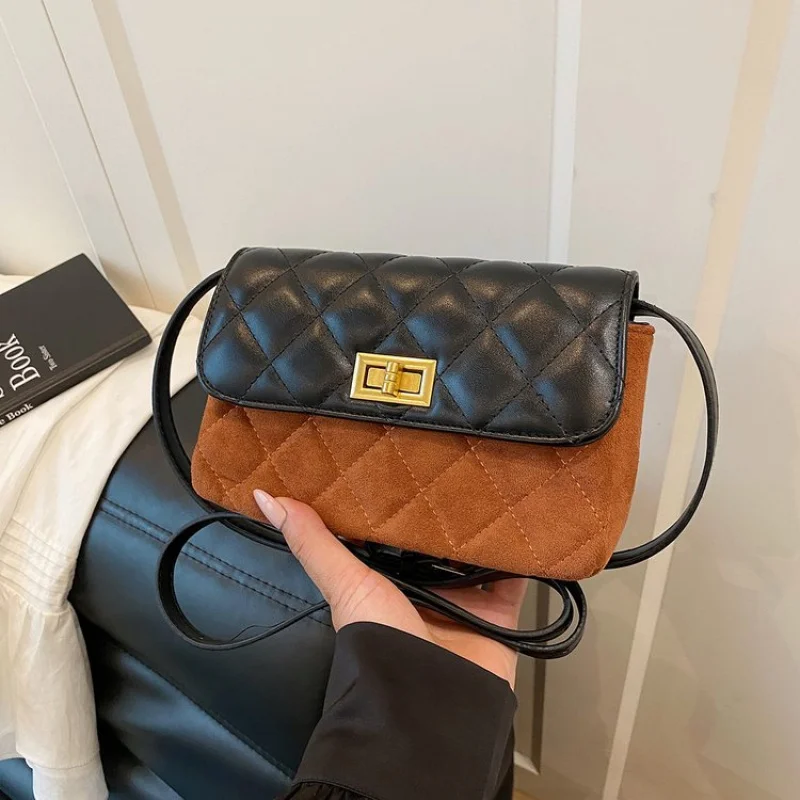 حقيبة يد نسائية فاخرة مصنوعة من الجلد الناعم تتميز بمظهر كاجوال بسيط عتيق وشهير خالد  #2