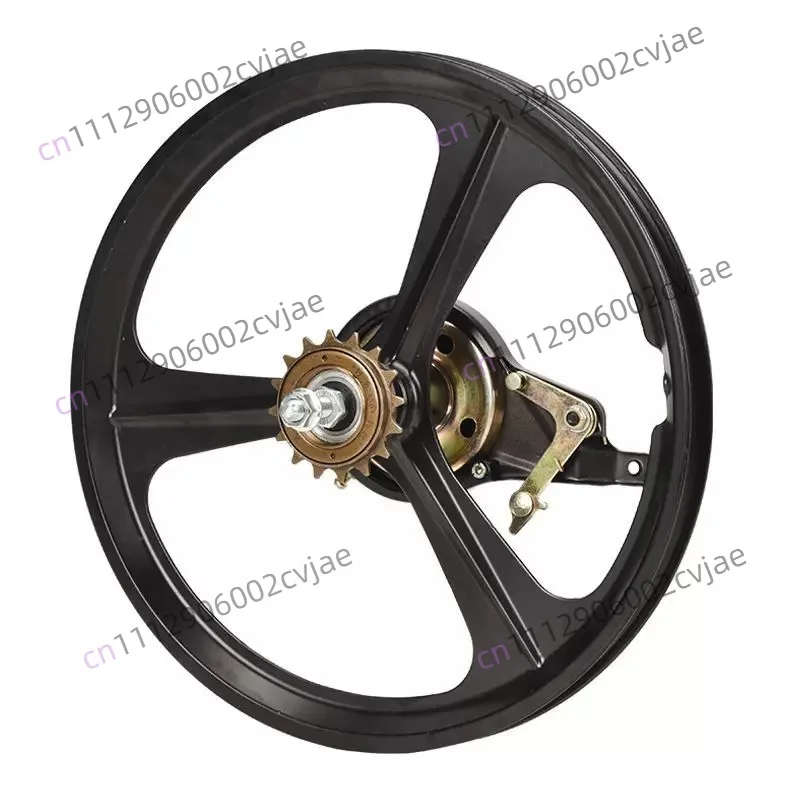 Bicycle integrated wheel hub wheel group inner and outer tires 12/14/16 inch disc brake V brake holding brake rim matching