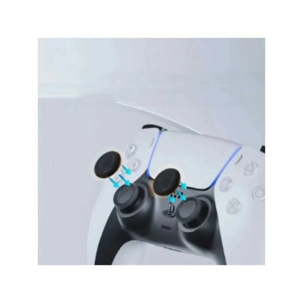 4/6/10個入り サムスティックキャップ PS5 PS4 コントローラー用 ジョイスティックグリップカバー 修理部品 アクセサリー