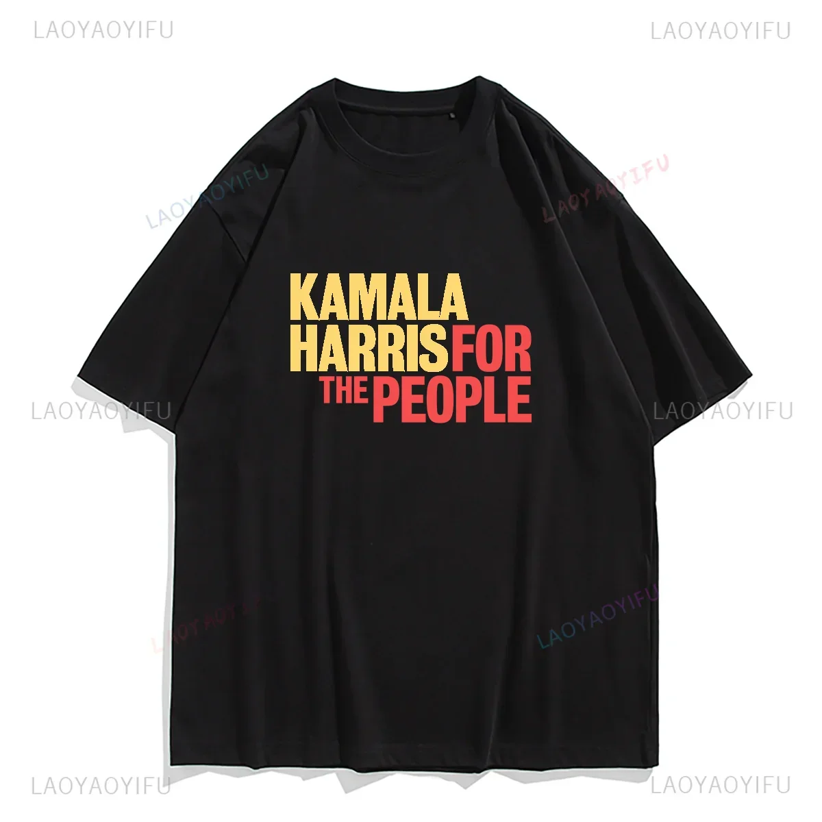 Men Women Funny Clothes Kamala Harrsi for The People T Shirt Camise Print Tops Fashion Hipster Unisex Graphic Cotton Tee