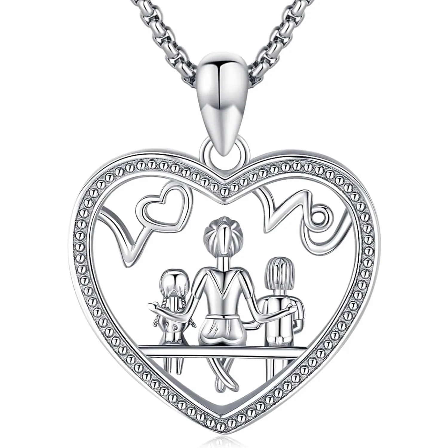 

Ожерелье для мамы и дочки от мамы с подарочной коробкой, подарок для дочери на день рождения от папы и мамы, подарок на день рождения для дочери