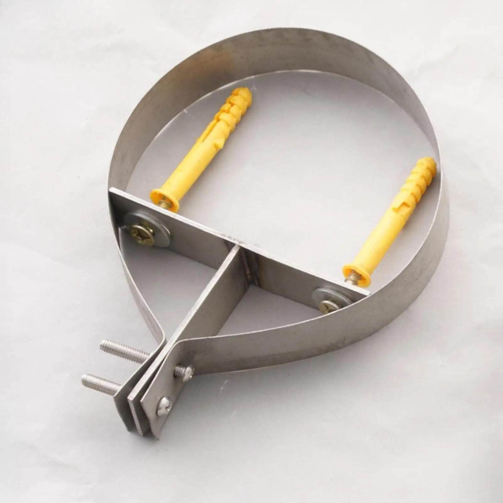 Adjustable 135mm Chimney Pipe Bracket Metal Wall Support Flue Liner Clamp for Stove Fireplace Heating
