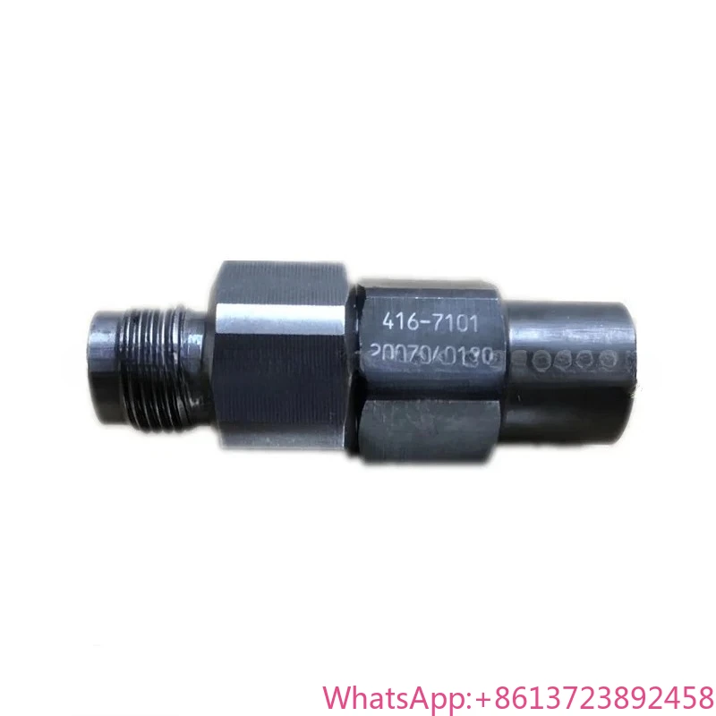 Excavator Parts T417873 Common Rail Valve 416-7101 305-5291 C6.6 Engine Common Rail Tube Common rail Pressure Relief Valve Core
