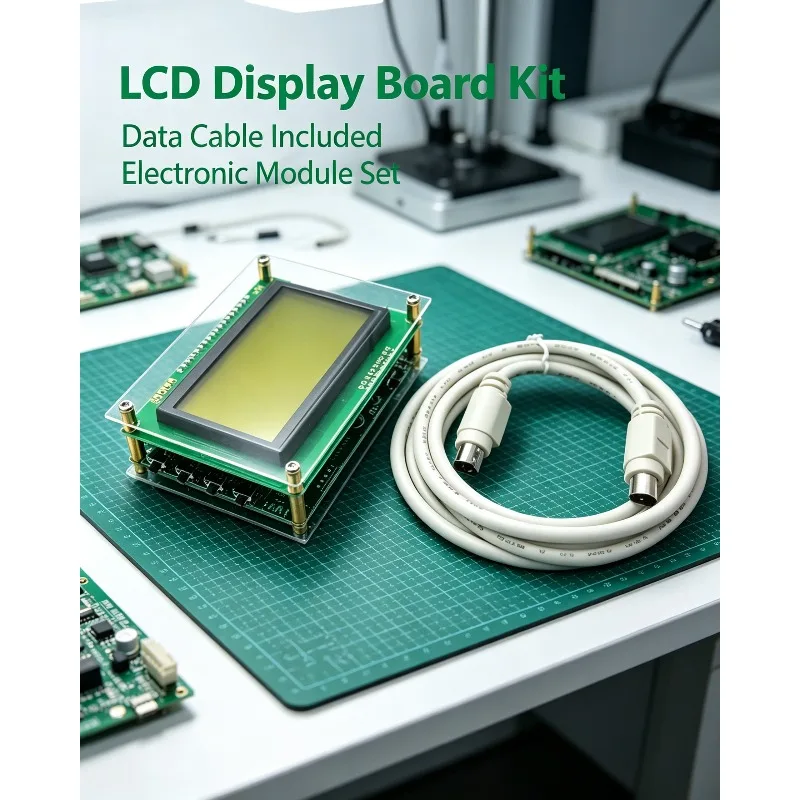 External CAT LCD Display Screen For YAESU FT‑857 FT‑897 857D Shortwave Transceiver Ham Radio Spare Part