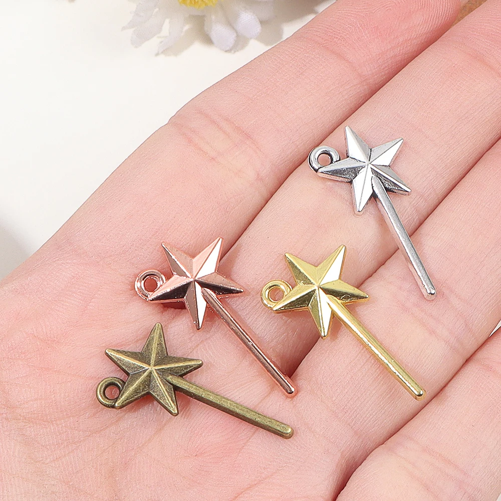 3/16/36pcs Multi-color Star Shaped Pendants,DIY Earrings,bracelets,Valentine's Day,Valentine's Day,Christmas,Thanksgiving Gifts