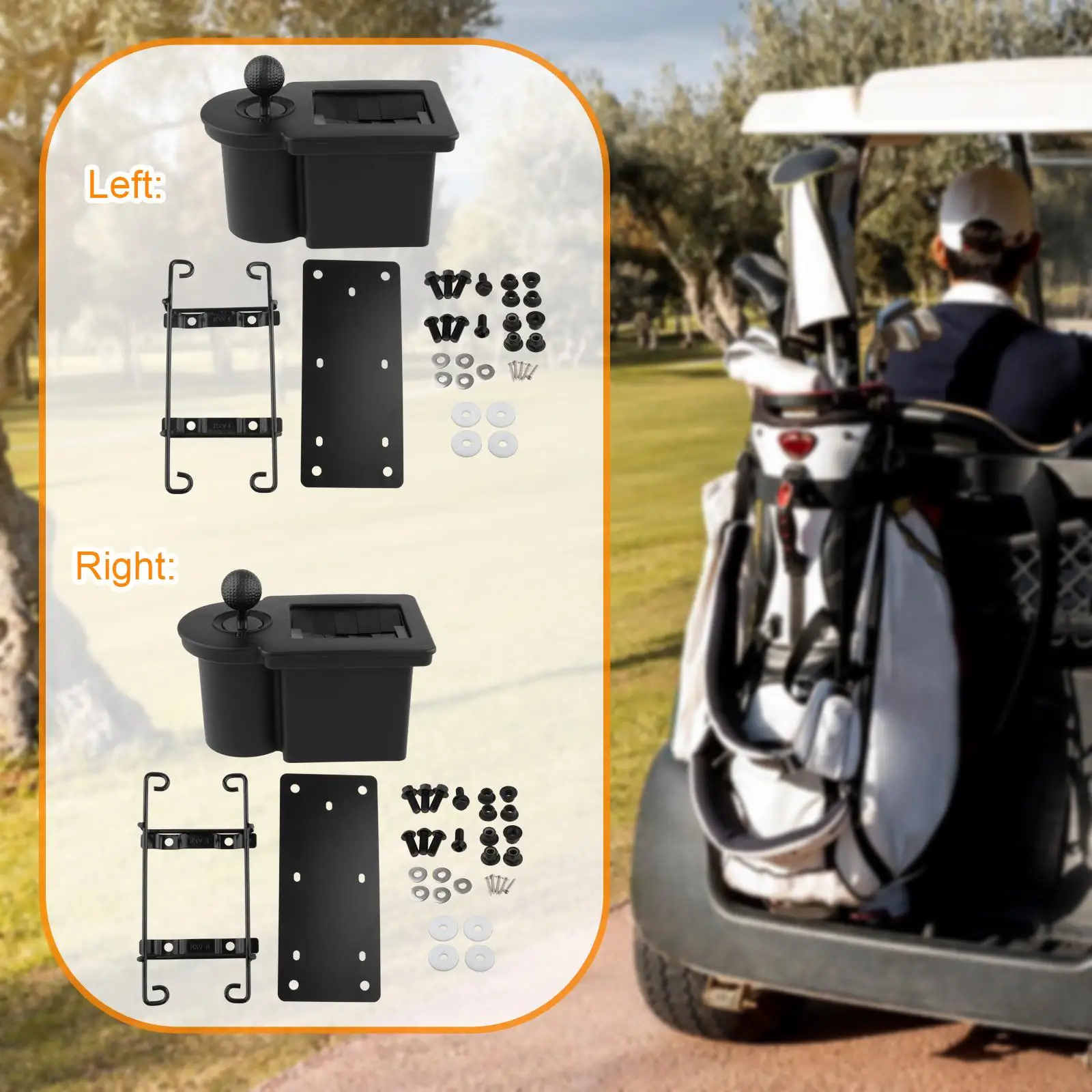 

Ball Washer Washing Machine Premium with Mounting Bracket Club Cleaner Cleaning Tool Golfer Gift for Men for Course