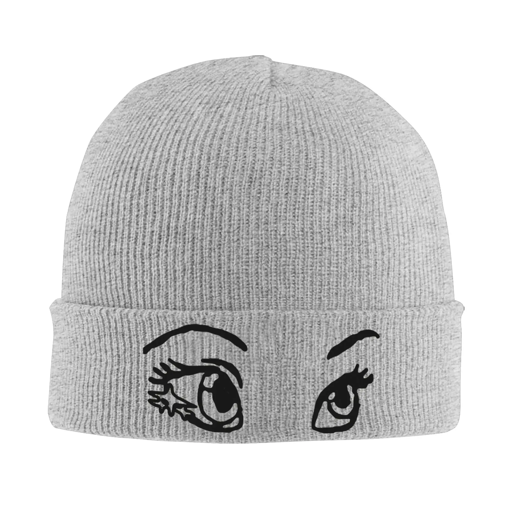 Yung Lean SBE eyes Drain Gang  Merch Winter Cuff Beanie For Men Women Skull Knitted Hat Cap  Bonnet Knit Hat
