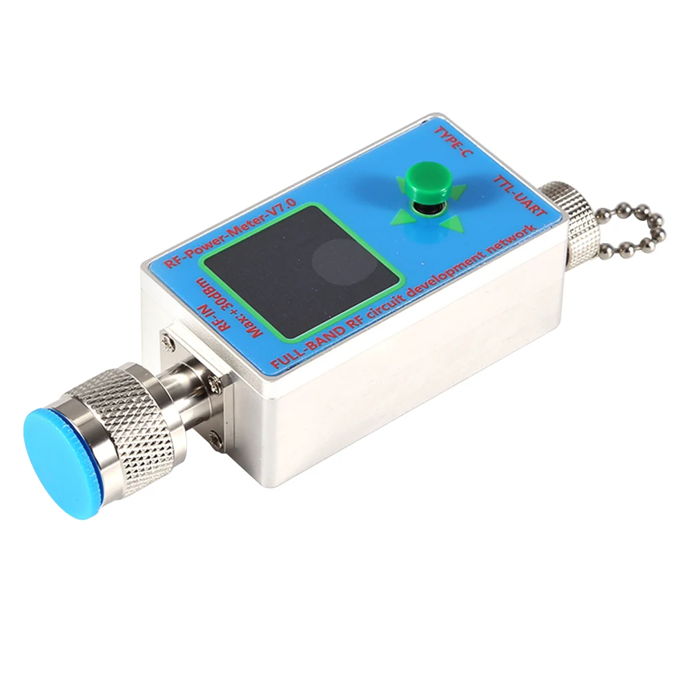 

V7.0 RF Power Meter 10Ghz Power Meter Tester 30Dbm Max Input N-Type Connector USB-C Port RF Power Measurement
