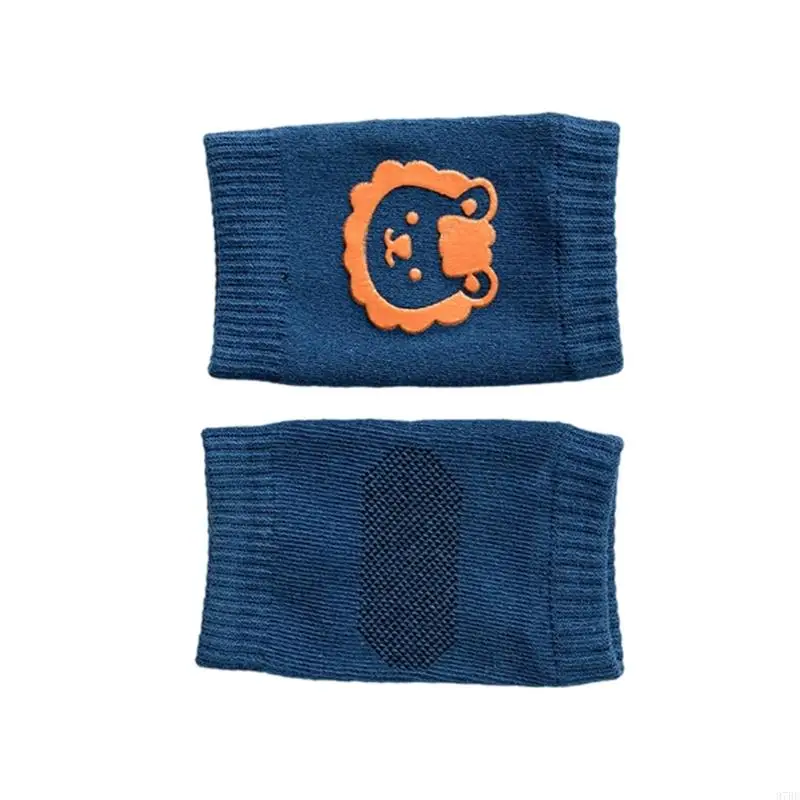 97 BROKYABLE BABY KNEE PAD 유아 만화 패턴 패턴 실내 및 실외 탐사를위한 비 슬립 기능이있는 무릎