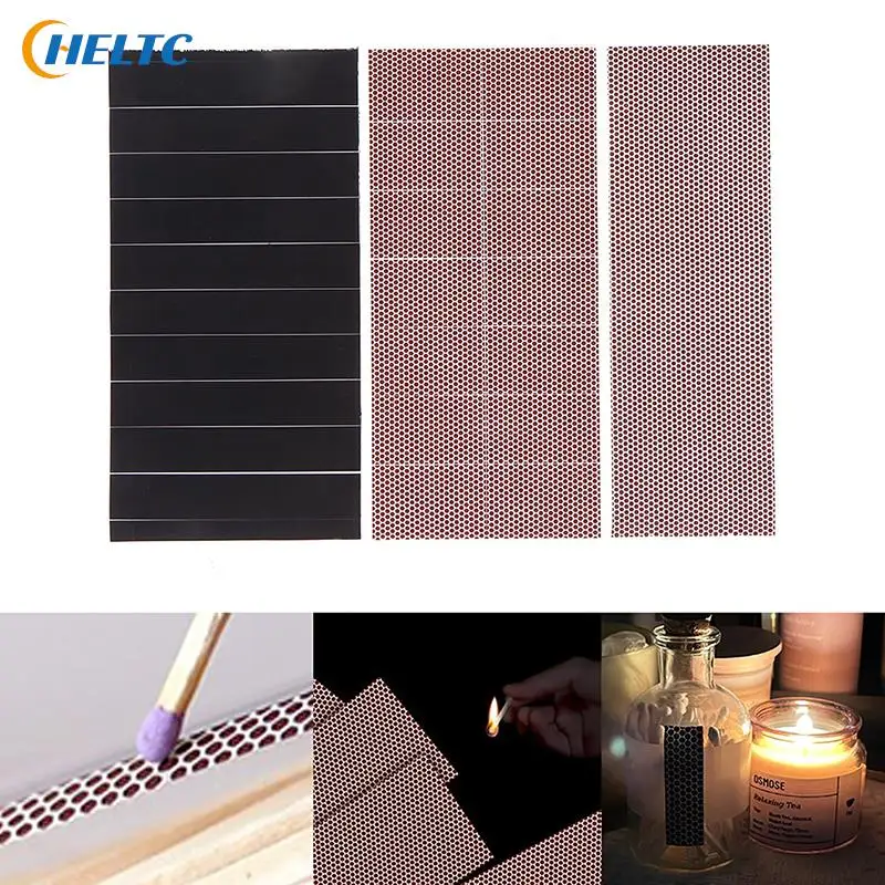 1Sheet Match Striker Paper Self-adhesive Phosphorus Diy Manual Match Eraser Leather Flower Match Paper