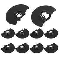 BHBD-10Pcs HCS Flush Segment Starlock Multi Saw Blade Pack Oscillating Tool Blades For Cutting Wood Drywall Plastics