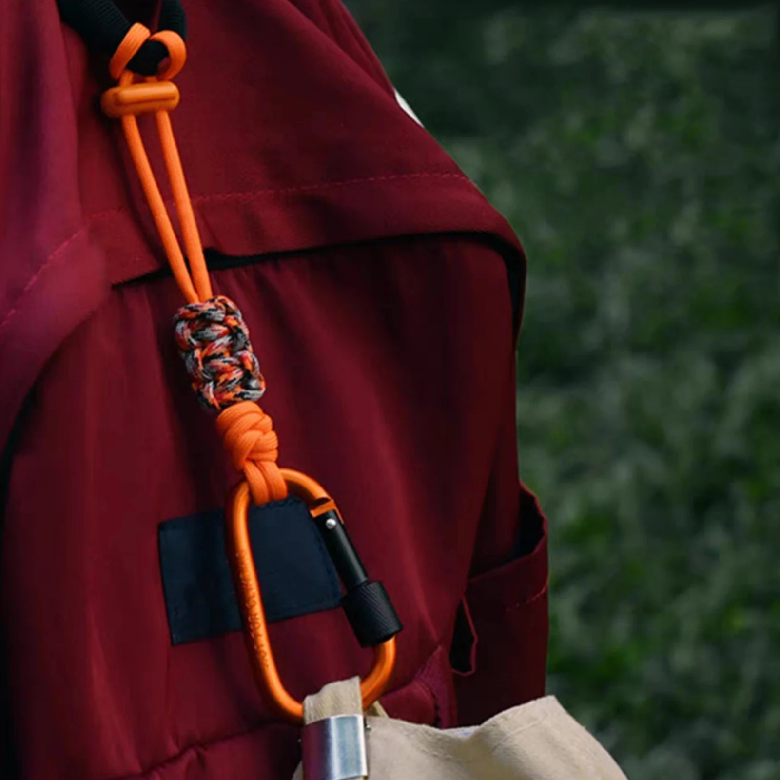 2 Stück Wasserflaschenhalter mit Karabinerhaken, multifunktionales Schlüsselband, Schlüsselanhänger, Outdoor-Ausrüstung für Männer und Frauen, Camping- und Wanderausflüge – Detail 6