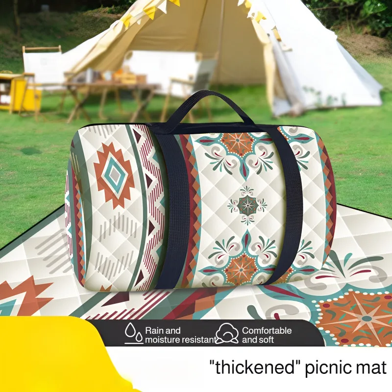 

Portable Thickened Picnic Mat Foldable Moisture-proof Beach Mat Outdoor Camping Waterproof Mat