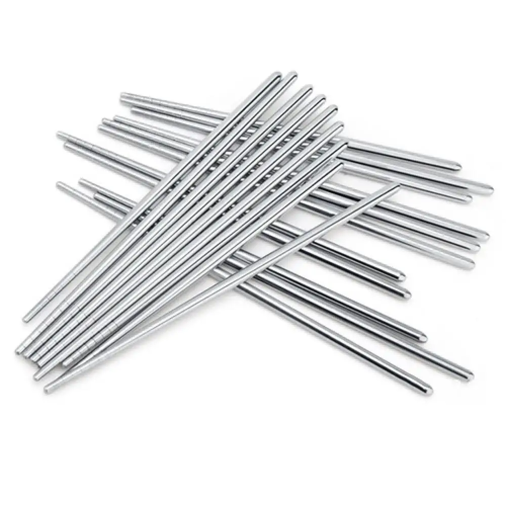 1 Pair Non-slip Stainless Steel Chopsticks Environmental Chopstick Tableware