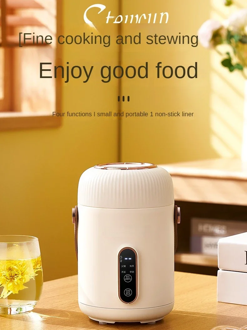 220V 900ML  Stewing Cup Multi Cooker Portable Slow Cooker Mini Hot Pot Porridge Cooking Machine Bread maker Ice maker