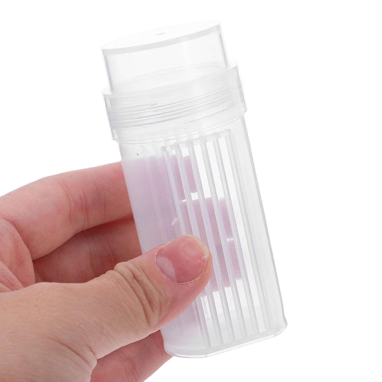 

2Pcs Laboratory Staining Jar 5 Slides Capacity Plastic Staining Tank Transparent Reusable Lid Microscope Slide Storage Holder