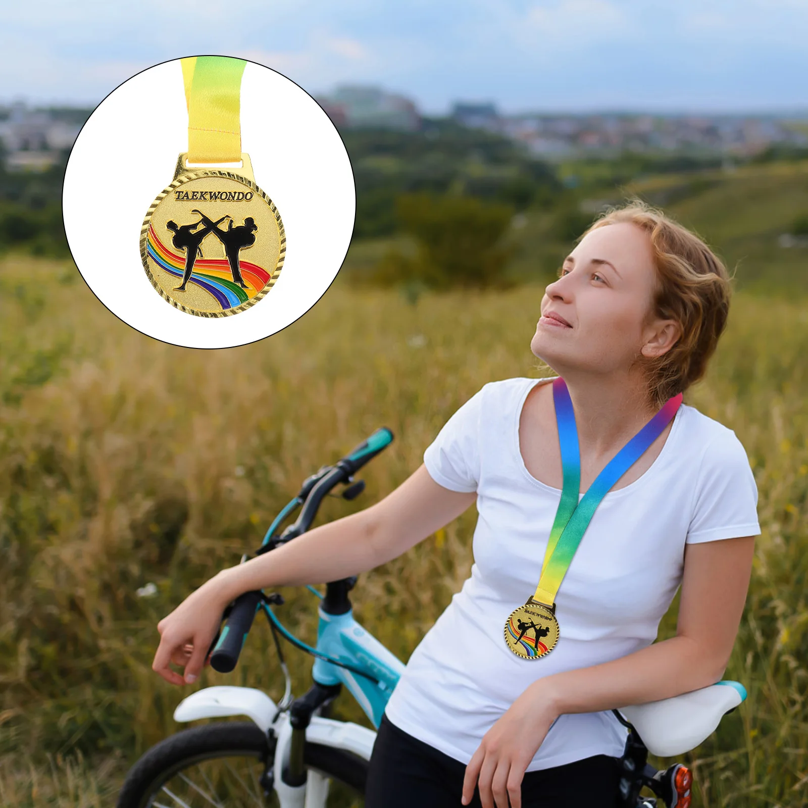 

Medal Zinc Alloy Martial Arts Award for Competitions Training Camps Winner Champion Celebration