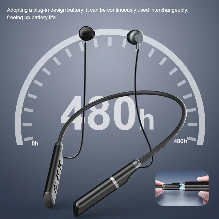 

Bluetooth Headset Sweat Resistant in-Ear Stereo Earphones For Smart Phone