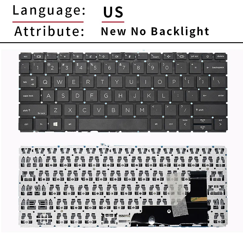 Replacement US/UK/RU/SP Backlit Laptop Keyboard For HP Elitebook 830 G7 G8 835 G8 735 G7 RU ES L85737-001 6037B0161601