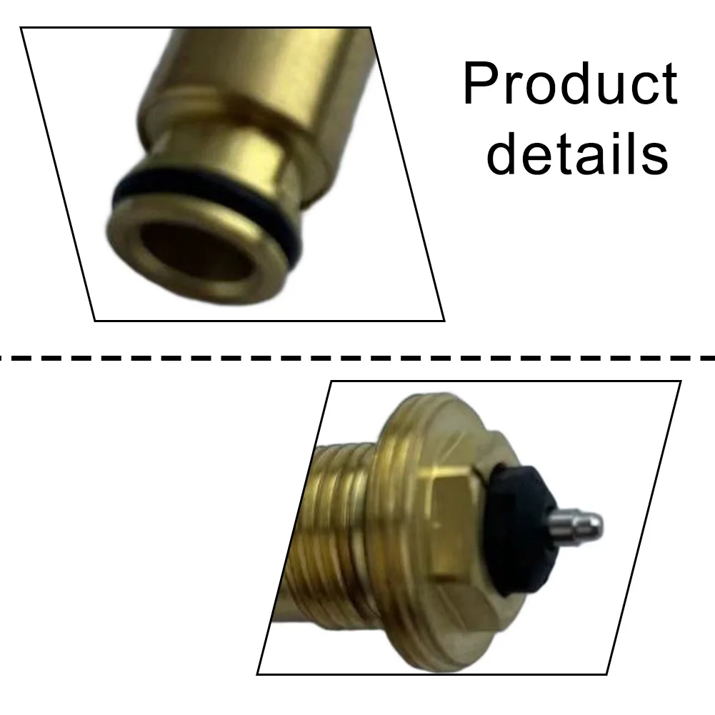 Brass Radiator Valve Insert M30x1.5 63mm Rotary Core Thermostat For 1/2 Inch Heating System Temperature Control Easy Installatio
