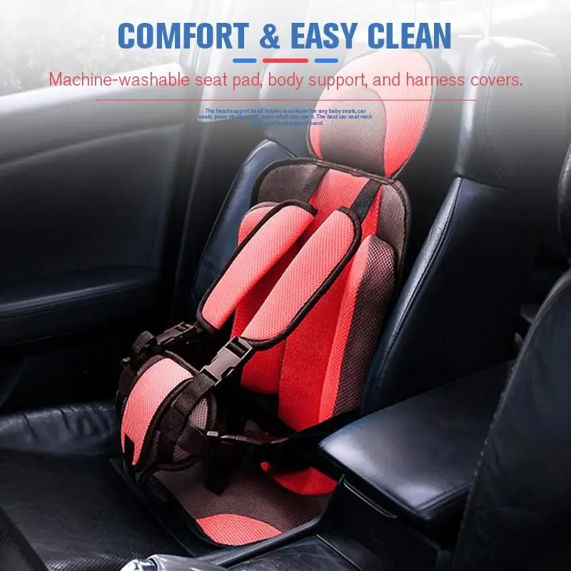 New Child Safety Seat Mat Adjustable Stroller Seat Pad For 6 Months To 12 Years Old Breathable Chairs Mats Baby Car Seat Cushion