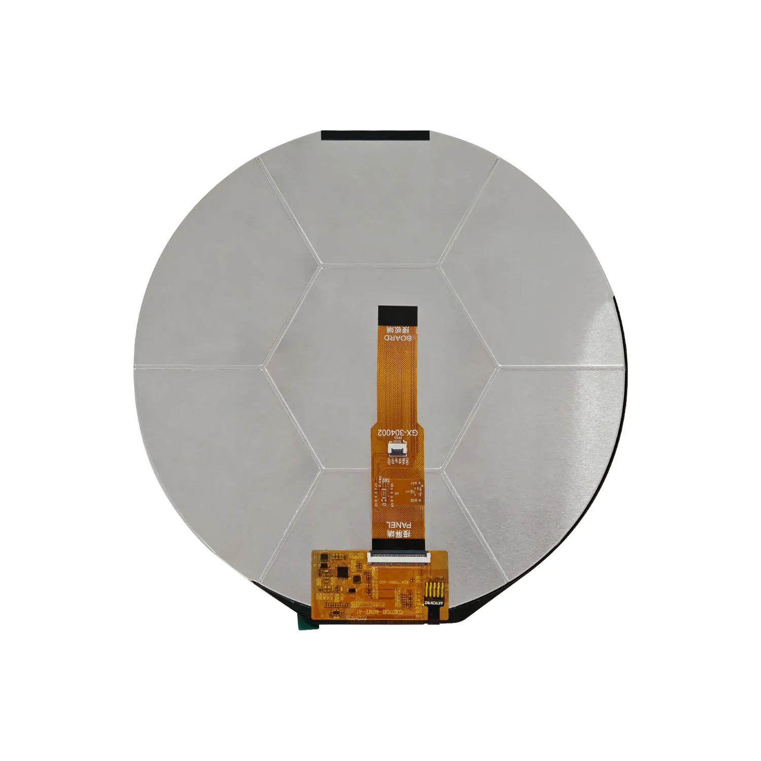 7 Inch Round LCD Screen TFT Circular Display IPS 1080x1080 MIPI interface 500nits High Brightness Panel With HDMI Driver Board