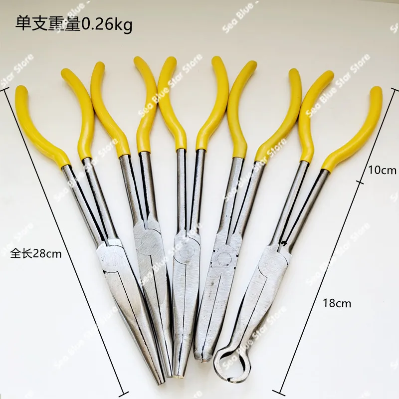 High-voltage Wire Pliers11 Inch Wire Pliers Straight 25 Degrees, 45 Degrees 90 Degrees, O Type Extended Wire Cutters