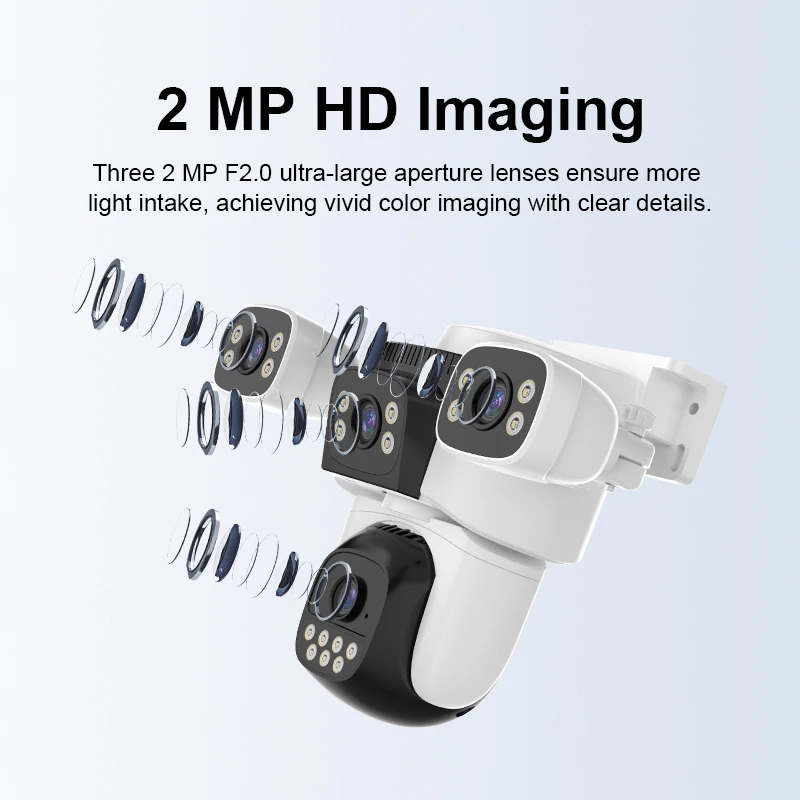 Vstarcam CS621FR 4MP O-Kam APP 4-Lens Colorful Wireless PTZ IP Dome Camera AI Humanoid Detection Home Security CCTV Baby Monitor