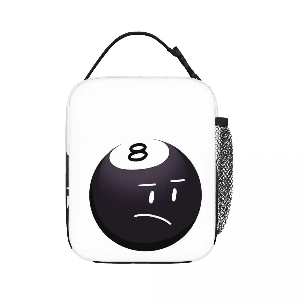 

8ball Bfdi Сумки для обеда Изолированная сумка для обеда Портативная коробка для бенто Герметичные сумки для пикника для женщин Работа Дети Школа