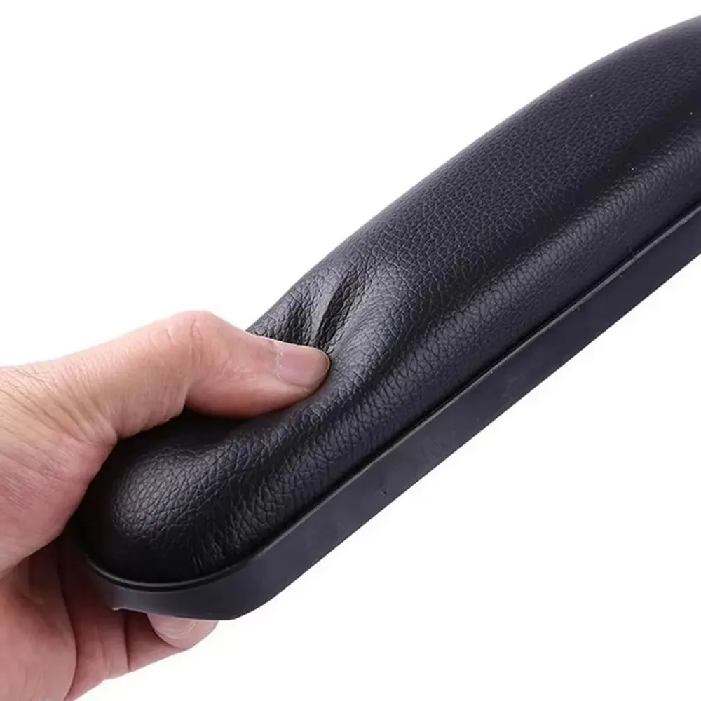 2PCS Comfortable Wheelchair Armrest Pad Sponge Leather Arm Pads Cover Soft Pad Cushioning Wheelchair Accessories Wheelchair Use