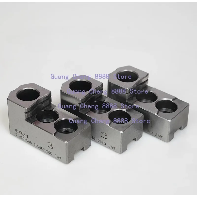 5-8 inch Hydraulic Chuck Three-jaw Hard Claw Hydraulic Chuck Oil Pressure Chuck Hard 3 Jaws For Mechanical CNC Lathes