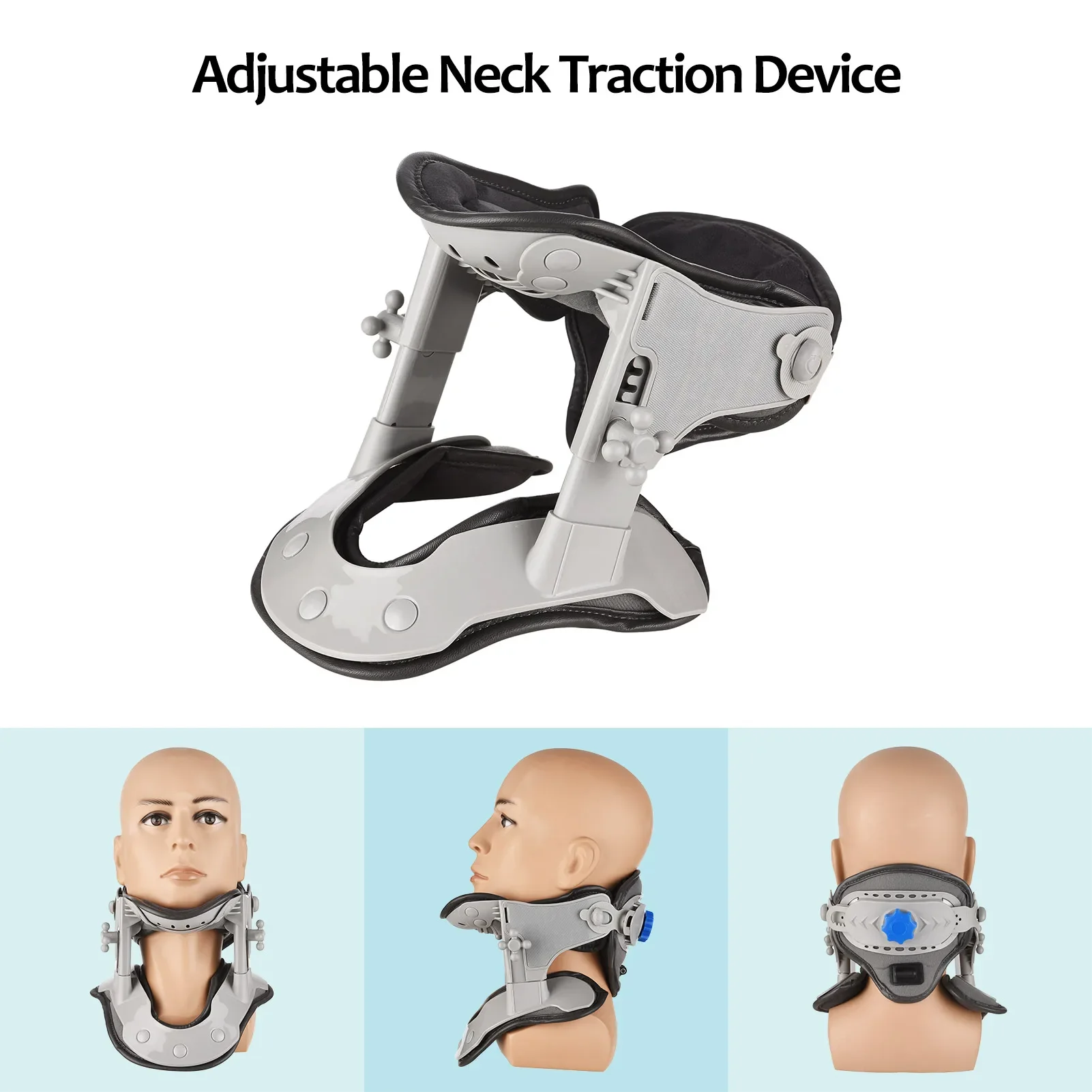 Neck Brace Posture Corrector Neck Cervical Stretcher Collar Traction Device Adjustable Neck Stretcher Collar Pain Relief