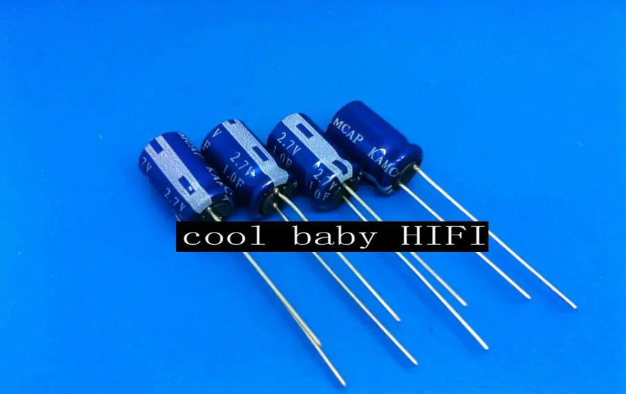 

4pcs 2.7V 1F KAMCAP Farad Super Capacitor Ultra Capacitor