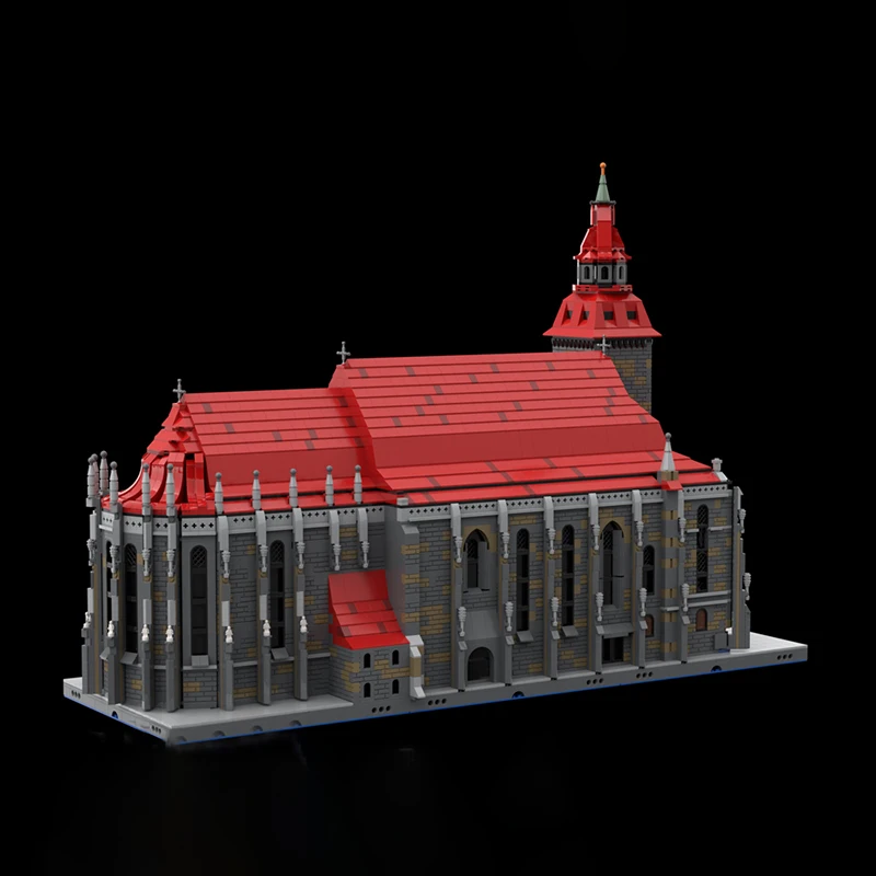 Nouveaux blocs de construction MOC exquis, modèles architecturaux médiévaux, technologie d'église gothique, jouets modulaires pour enfants, cadeaux, ensemble de bricolage