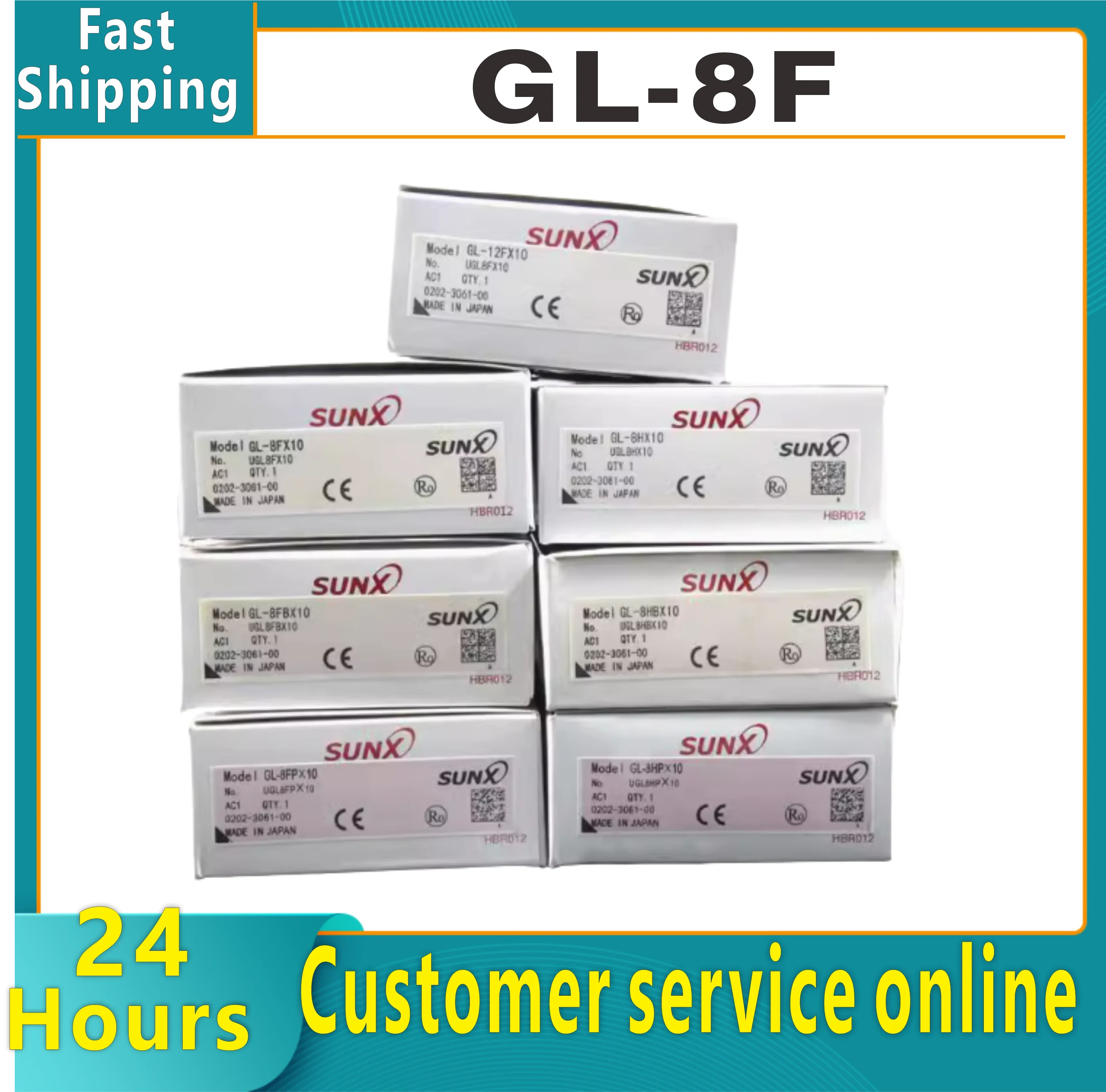 Original 10PCS GL-8F GL-8FB GL-8H GL-12F GL-8FU GL-18H new proximity switch sensor