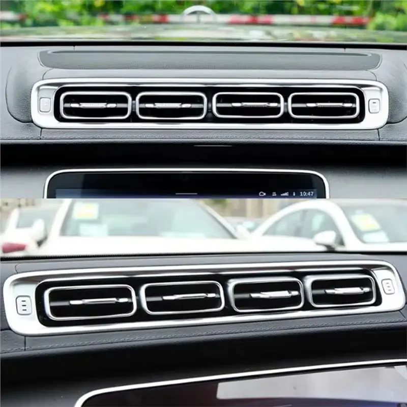 For Mercedes Benz S Class W223 2021-2026 Center Console Air Conditioner Vent Grille Outlet Assembly 22383059032A17