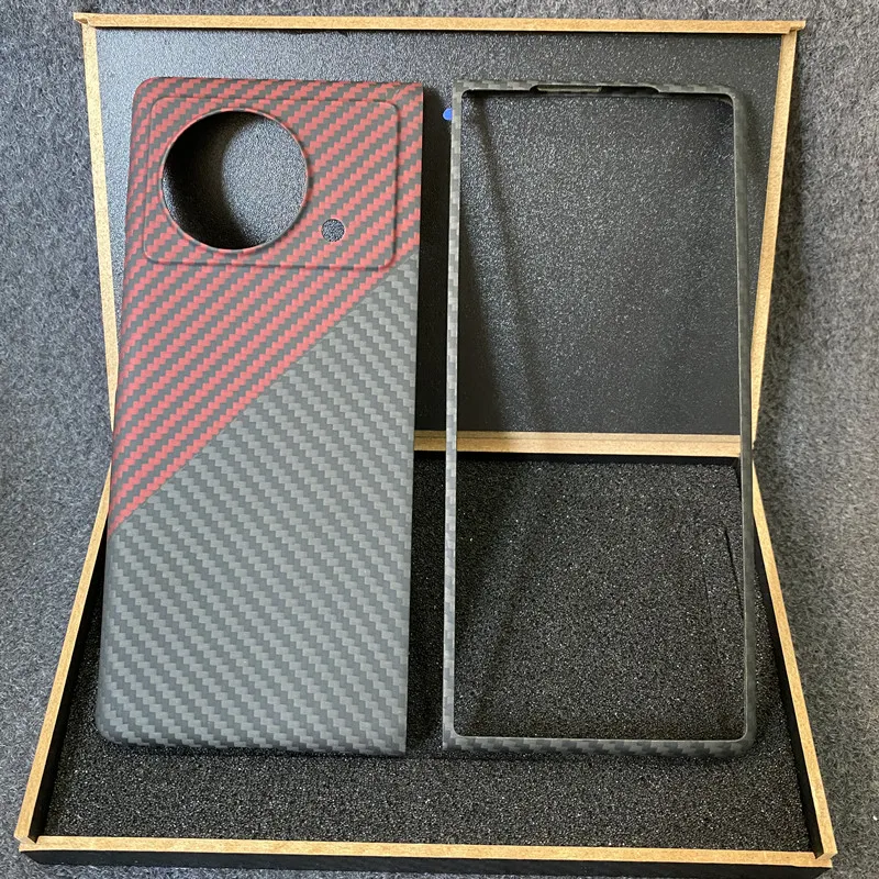 ACC- carbon fiber real on case for vivo x fold Aramid Fiber light and thin anti-fall shell vivo x note  Slim Case