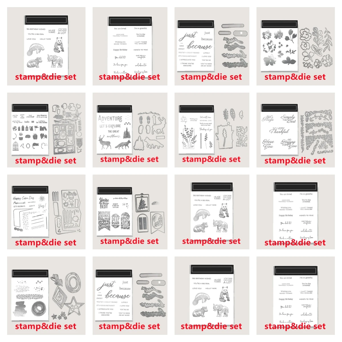 2025-2026 Weihnachten Metall Stanzformen und Stempel Schablonen für DIY Scrapbooking Fotoalbum gestanztes Prägepapier