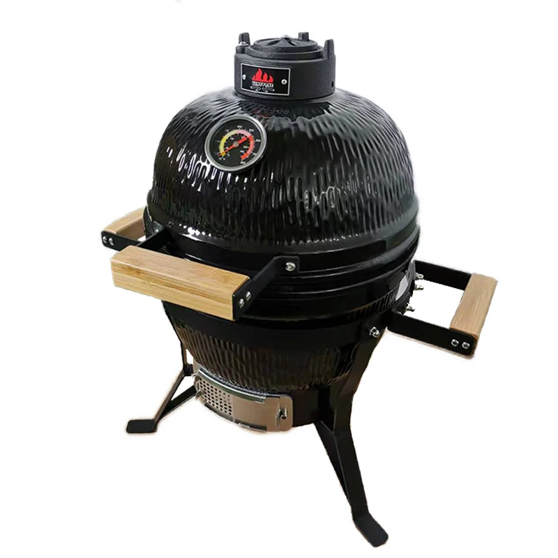 BBQ household barbecue stove 13 Inch Ceramic barbecue stove portable red grill