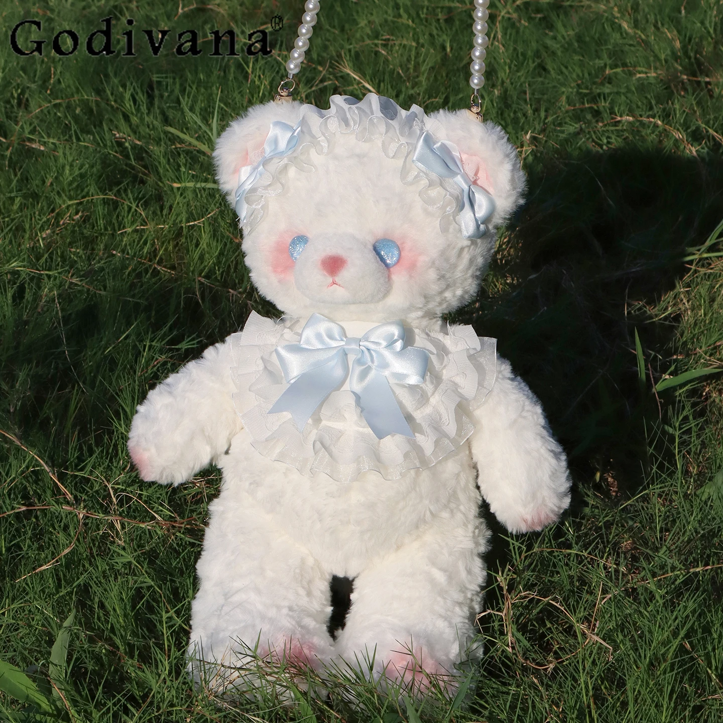 

Японская оригинальная кукла Лолита, сумка для куклы, милая милая кукла для девочек, студенческий плюшевый рюкзак через плечо