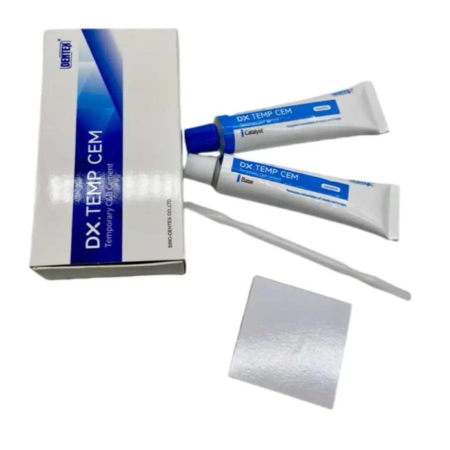 Hot Sale Dental Composite Dentex DX.TEMP CEM TEMPORARY C&B Cement Used for The Bonding of The Temporary Crown and Bridge