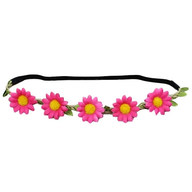 12 Pieces Women Flower Crown Floral Garland Headbands for   Party Decoration      Cosplay Birthday Wedding